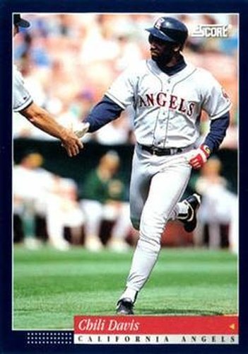 #345 Chili Davis - California Angels -1994 Score Baseball