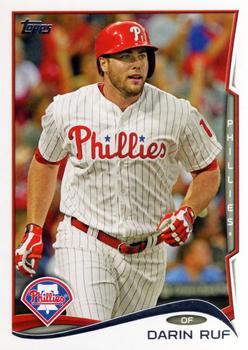 #345 Darin Ruf - Philadelphia Phillies - 2014 Topps Baseball