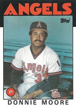 #345 Donnie Moore - California Angels - 1986 Topps Baseball
