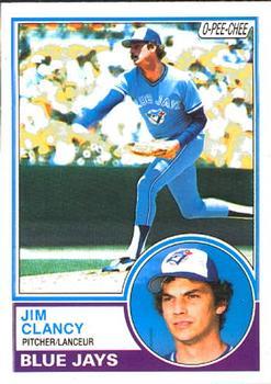 #345 Jim Clancy - Toronto Blue Jays - 1983 O-Pee-Chee Baseball