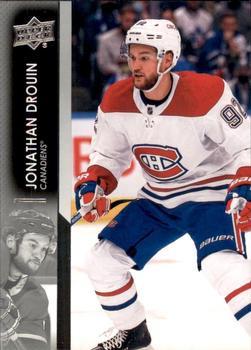 #345 Jonathan Drouin - Montreal Canadiens - 2021-22 Upper Deck Hockey