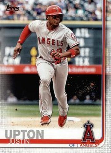 #345 Justin Upton - Los Angeles Angels - 2019 Topps Baseball