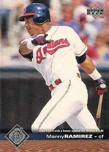 #345 Manny Ramirez - Cleveland Indians - 1997 Upper Deck Baseball