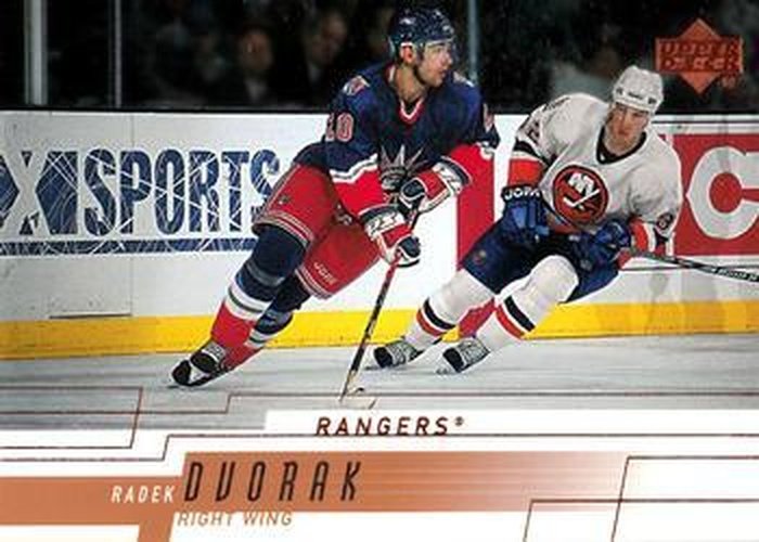 #345 Radek Dvorak - New York Rangers - 2000-01 Upper Deck Hockey