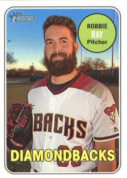 #345 Robbie Ray - Arizona Diamondbacks - 2018 Topps Heritage Baseball