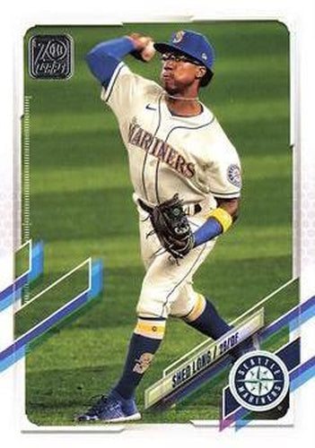 #345 Shed Long - Seattle Mariners - 2021 Topps Baseball