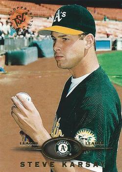 #345 Steve Karsay - Oakland Athletics - 1995 Stadium Club Baseball
