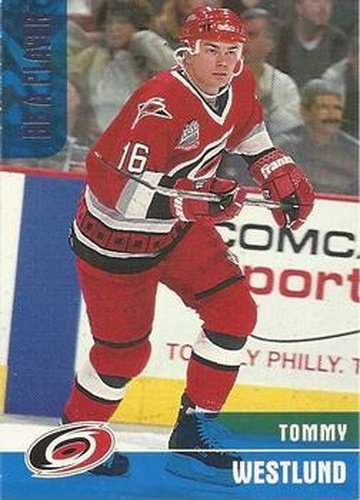 #345 Tommy Westlund - Carolina Hurricanes - 1999-00 Be a Player Memorabilia Hockey