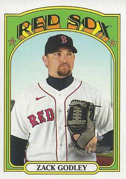 #345 Zack Godley - Boston Red Sox - 2021 Topps Heritage Baseball