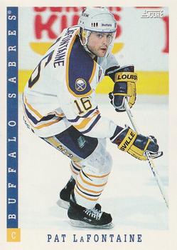 #345 Pat LaFontaine - Buffalo Sabres - 1993-94 Score Canadian Hockey
