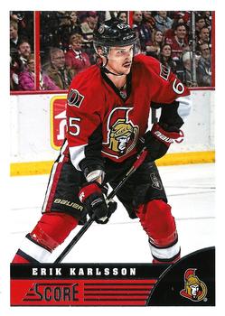 #345 Erik Karlsson - Ottawa Senators - 2013-14 Score Hockey