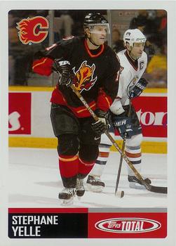#345 Stephane Yelle - Calgary Flames - 2002-03 Topps Total Hockey