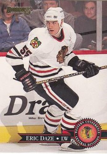 #345 Eric Daze - Chicago Blackhawks - 1995-96 Donruss Hockey
