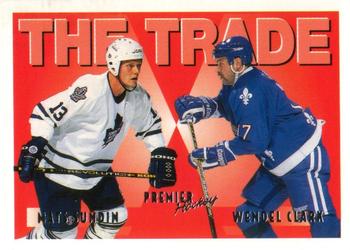 #345 Mats Sundin / Wendel Clark - Toronto Maple Leafs / Quebec Nordiques - 1994-95 O-Pee-Chee Premier Hockey