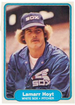 #345 LaMarr Hoyt - Chicago White Sox - 1982 Fleer Baseball