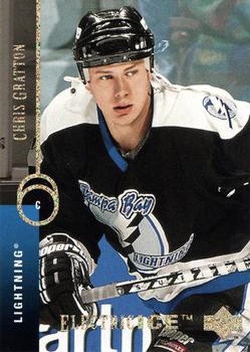 #345 Chris Gratton - Tampa Bay Lightning - 1994-95 Upper Deck Hockey - Electric Ice