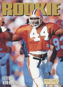 #345 Levon Kirkland - Pittsburgh Steelers - 1992 SkyBox Impact Football