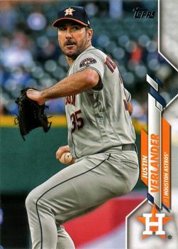 #345 Justin Verlander - Houston Astros - 2020 Topps Baseball