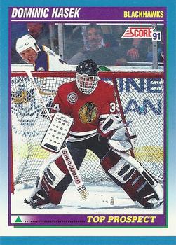 #346 Dominik Hasek - Chicago Blackhawks - 1991-92 Score Canadian Hockey