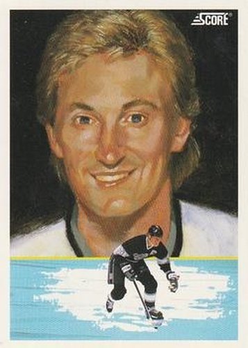 #346 Wayne Gretzky - Los Angeles Kings - 1991-92 Score American Hockey