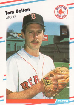 #346 Tom Bolton - Boston Red Sox - 1988 Fleer Baseball