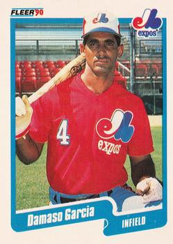 #346 Damaso Garcia - Montreal Expos - 1990 Fleer USA Baseball