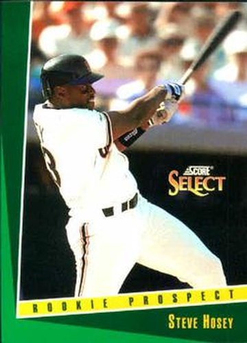 #346 Steve Hosey - San Francisco Giants - 1993 Select Baseball