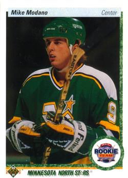 #346 Mike Modano - Minnesota North Stars - 1990-91 Upper Deck Hockey
