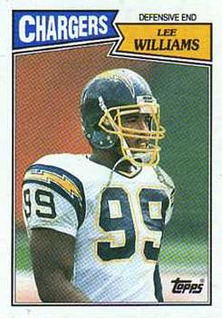 #346 Lee Williams - San Diego Chargers - 1987 Topps Football