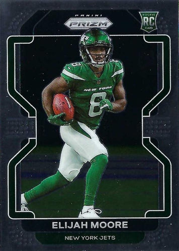 #346 Elijah Moore - New York Jets - 2021 Panini Prizm Football
