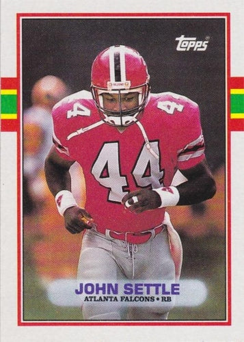 #346 John Settle - Atlanta Falcons - 1989 Topps Football