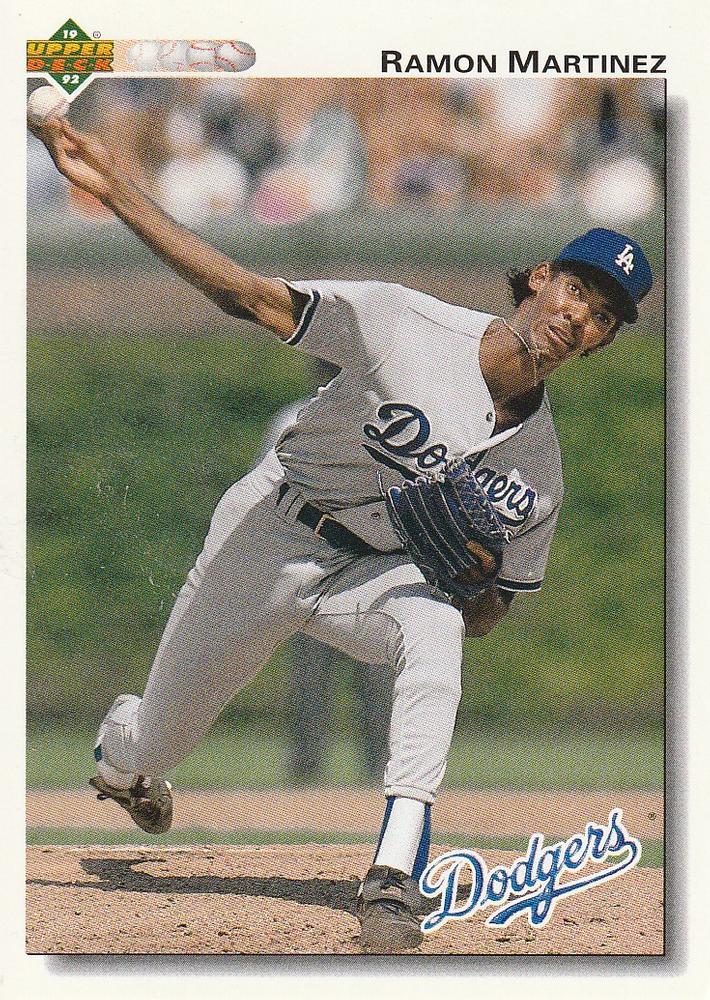 #346 Ramon Martinez - Los Angeles Dodgers - 1992 Upper Deck Baseball