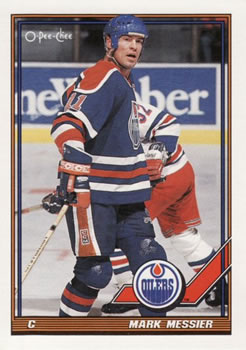 #346 Mark Messier - Edmonton Oilers - 1991-92 O-Pee-Chee Hockey