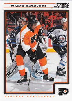 #346 Wayne Simmonds - Philadelphia Flyers - 2012-13 Score Hockey