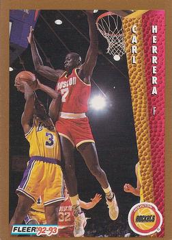 #346 Carl Herrera - Houston Rockets - 1992-93 Fleer Basketball