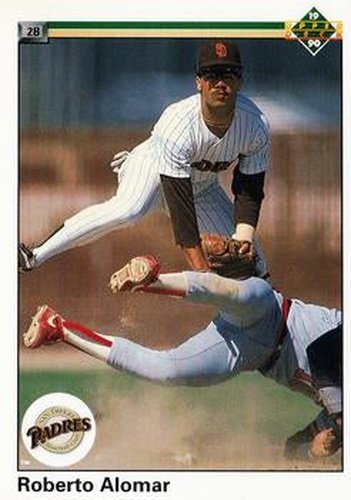 #346 Roberto Alomar - San Diego Padres - 1990 Upper Deck Baseball