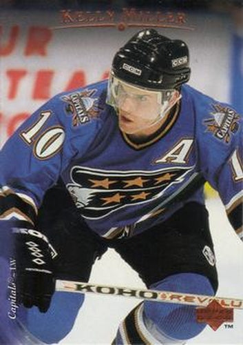 #346 Kelly Miller - Washington Capitals - 1995-96 Upper Deck Hockey