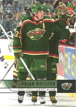 #346 Brian Rolston - Minnesota Wild - 2006-07 Upper Deck Hockey