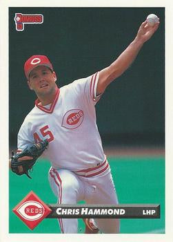 #346 Chris Hammond - Cincinnati Reds - 1993 Donruss Baseball