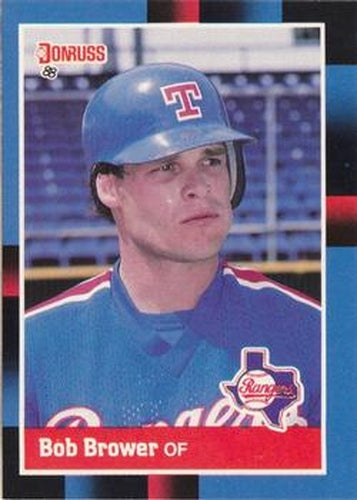 #346 Bob Brower - Texas Rangers - 1988 Donruss Baseball