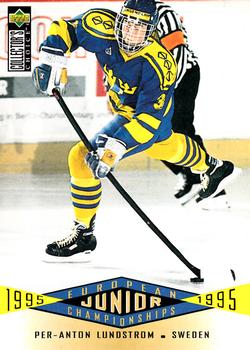 #346 Per Anton Lundstrom - Sweden - 1995-96 Collector's Choice Hockey