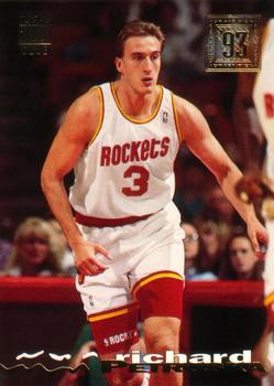 #346 Richard Petruska - Houston Rockets - 1993-94 Stadium Club Basketball