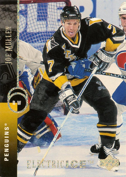 #346 Joe Mullen - Pittsburgh Penguins - 1994-95 Upper Deck Hockey - Electric Ice