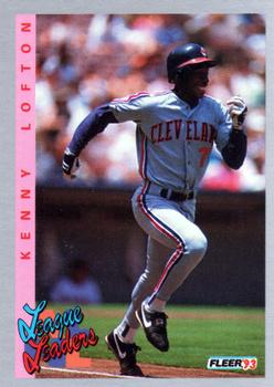 #346 Kenny Lofton - Cleveland Indians - 1993 Fleer Baseball