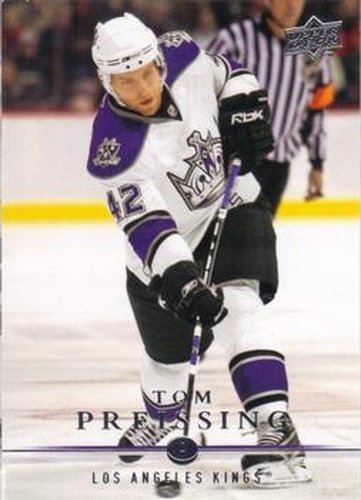 #346 Tom Preissing - Los Angeles Kings - 2008-09 Upper Deck Hockey