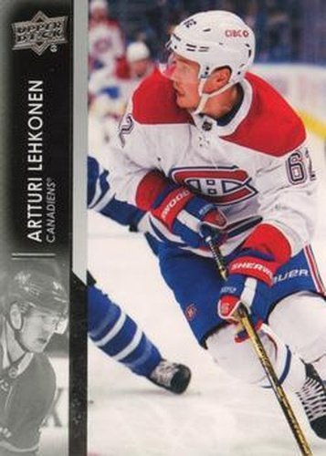 #346 Artturi Lehkonen - Montreal Canadiens - 2021-22 Upper Deck Hockey