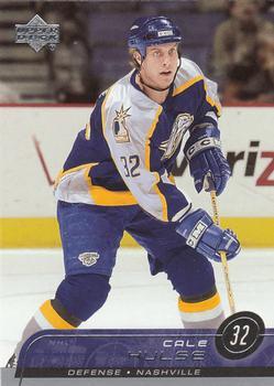 #346 Cale Hulse - Nashville Predators - 2002-03 Upper Deck Hockey