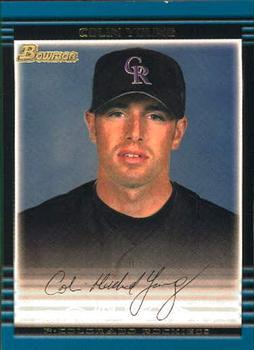 #346 Colin Young - Colorado Rockies - 2002 Bowman Baseball