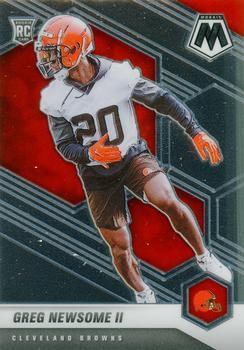 #346 Greg Newsome II - Cleveland Browns - 2021 Panini Mosaic Football