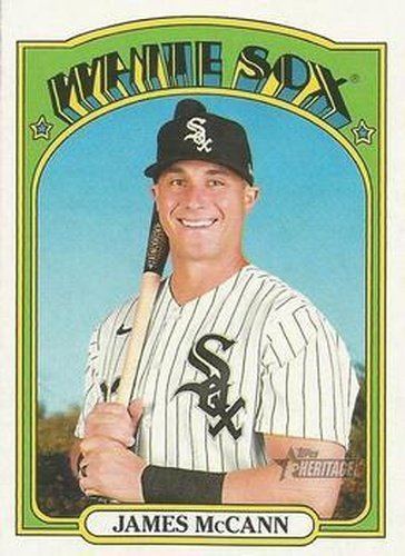 #346 James McCann - Chicago White Sox - 2021 Topps Heritage Baseball